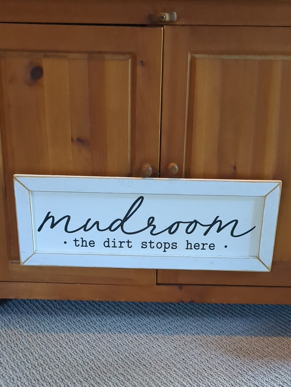 Rustic Mudroom Sign Made In The USA New!